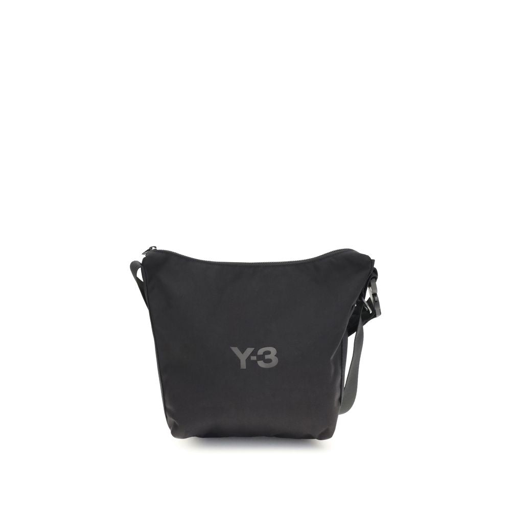 Y-3 Logo Shoulder Bag YJW6216BLACKBB