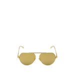 Bottega Veneta Gold Metal Sunglass BOVE-10126659