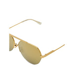 Bottega Veneta Gold Metal Sunglass BOVE-10126659