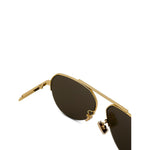 Bottega Veneta Gold Metal Sunglass BOVE-10126659