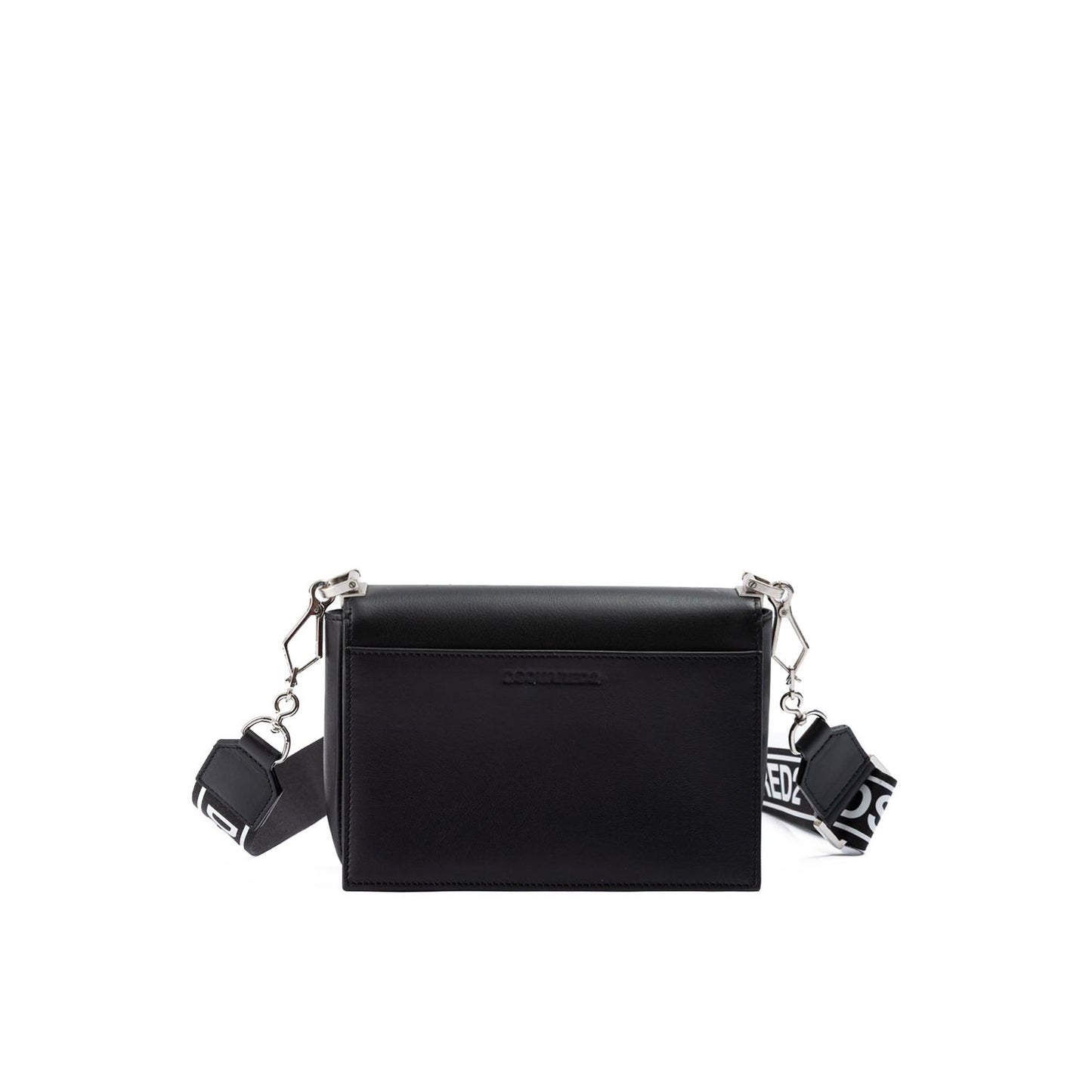 Dsquared² Black Leather Crossbody Bag DS210825-4