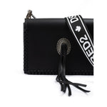 Dsquared² Black Leather Crossbody Bag DS210825-4