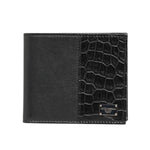 Dolce & Gabbana Black Exotic Leather Bifold Card Holder Men Wallet