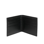 Dolce & Gabbana Black Exotic Leather Bifold Card Holder Men Wallet