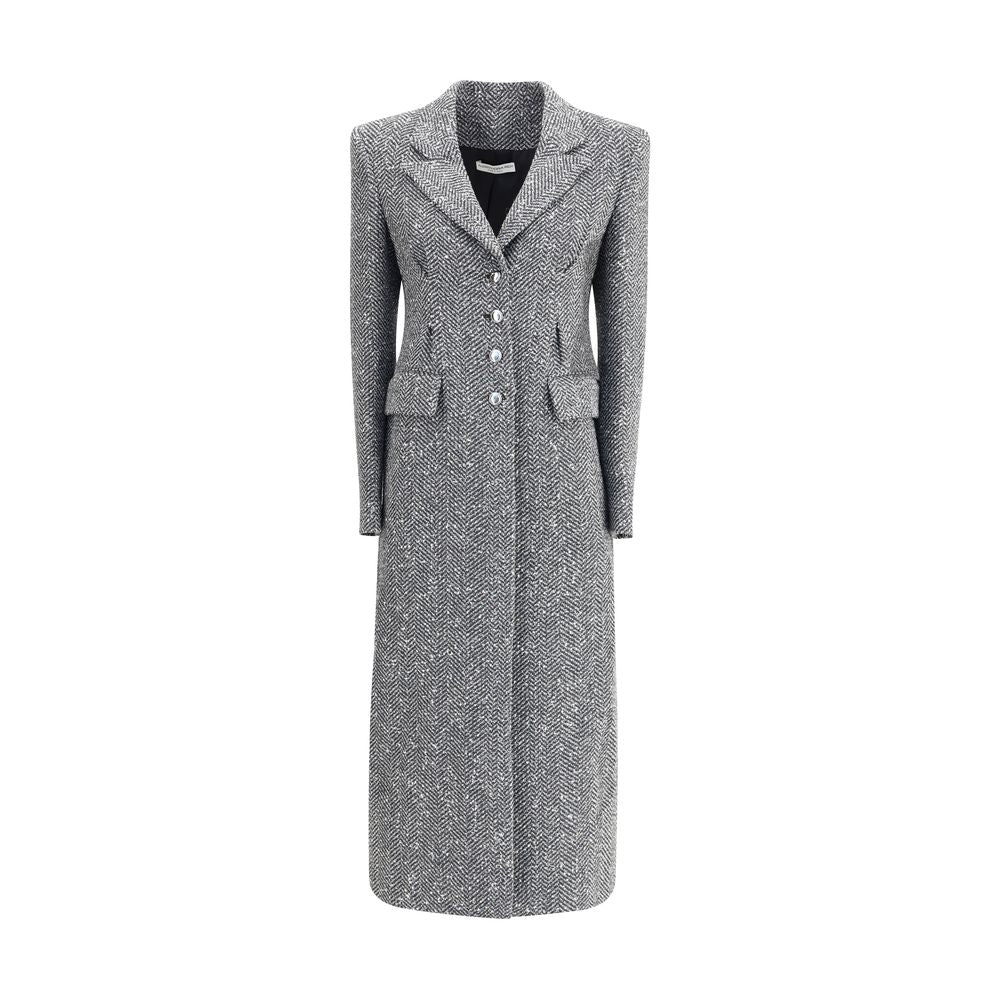 Alessandra Rich Tweed long Coat AL-FABX41581665-IT40 | M