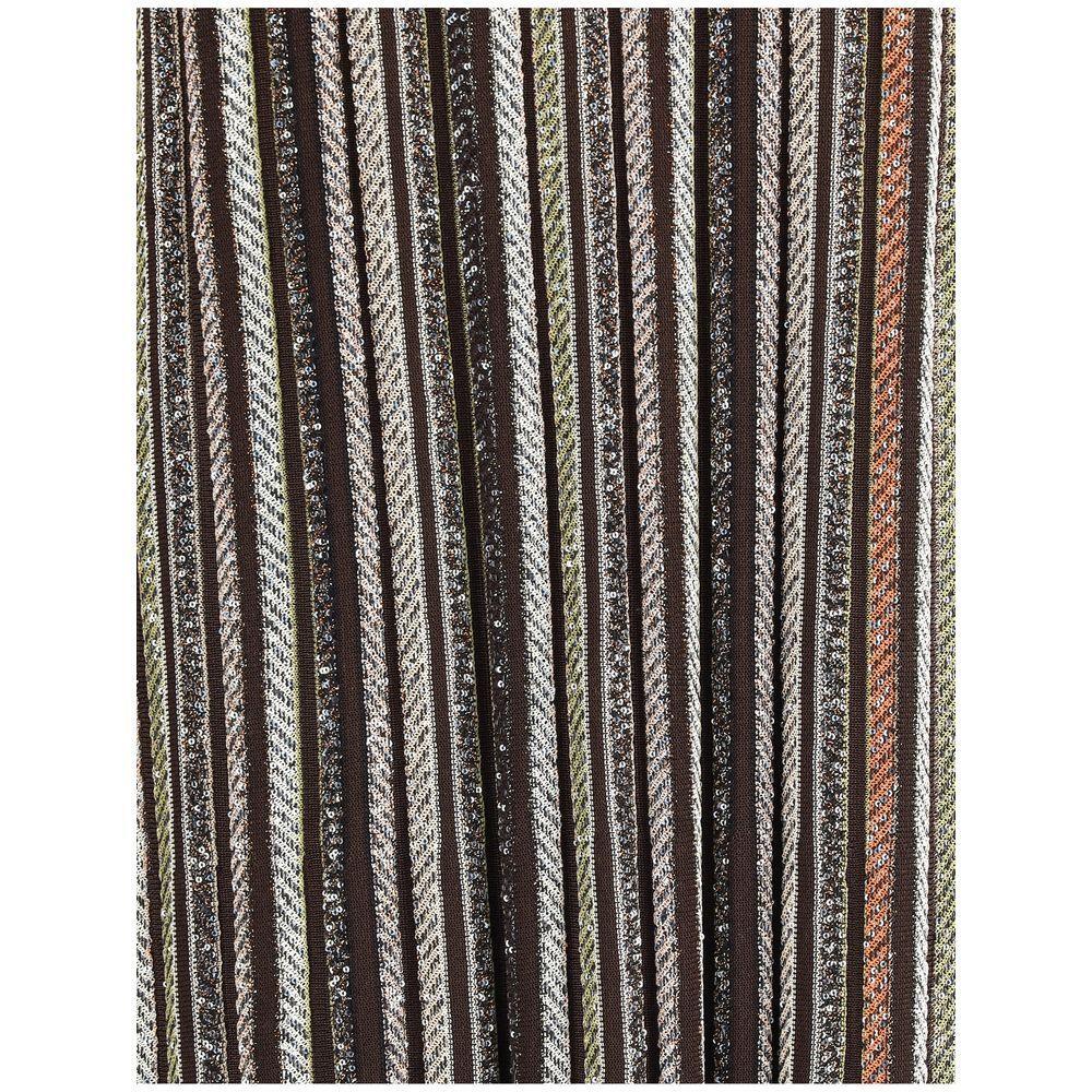 Missoni Striped long Dress with sequins