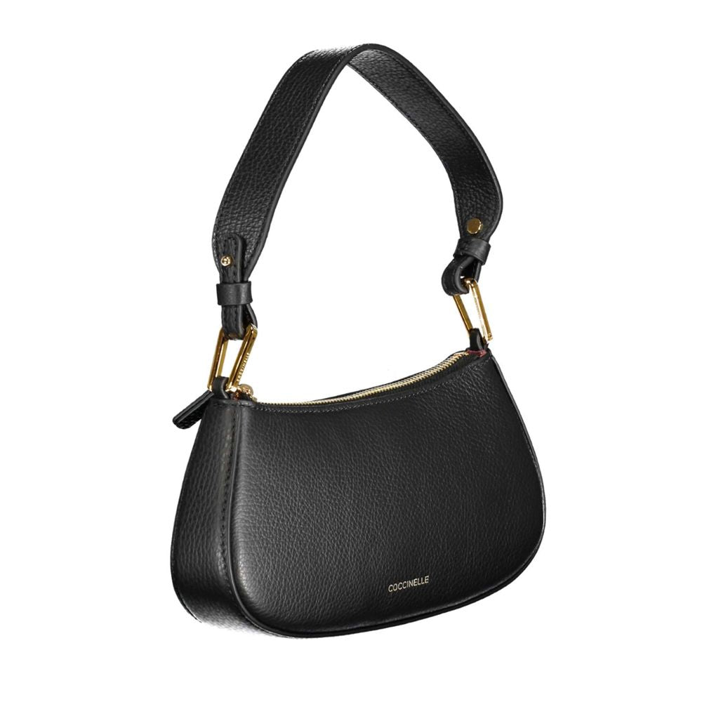 Coccinelle Black Leather Handbag CO-26607
