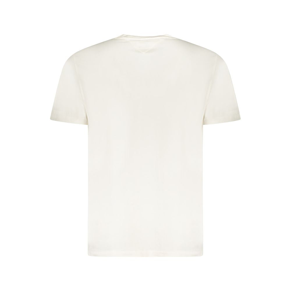 Tommy Hilfiger White Cotton Men T-Shirt TO-39477-S