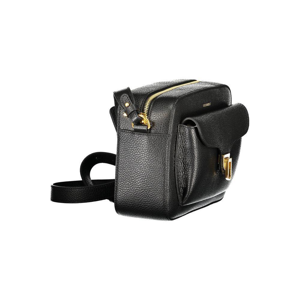 Coccinelle Black Leather Women Handbag CO-39519