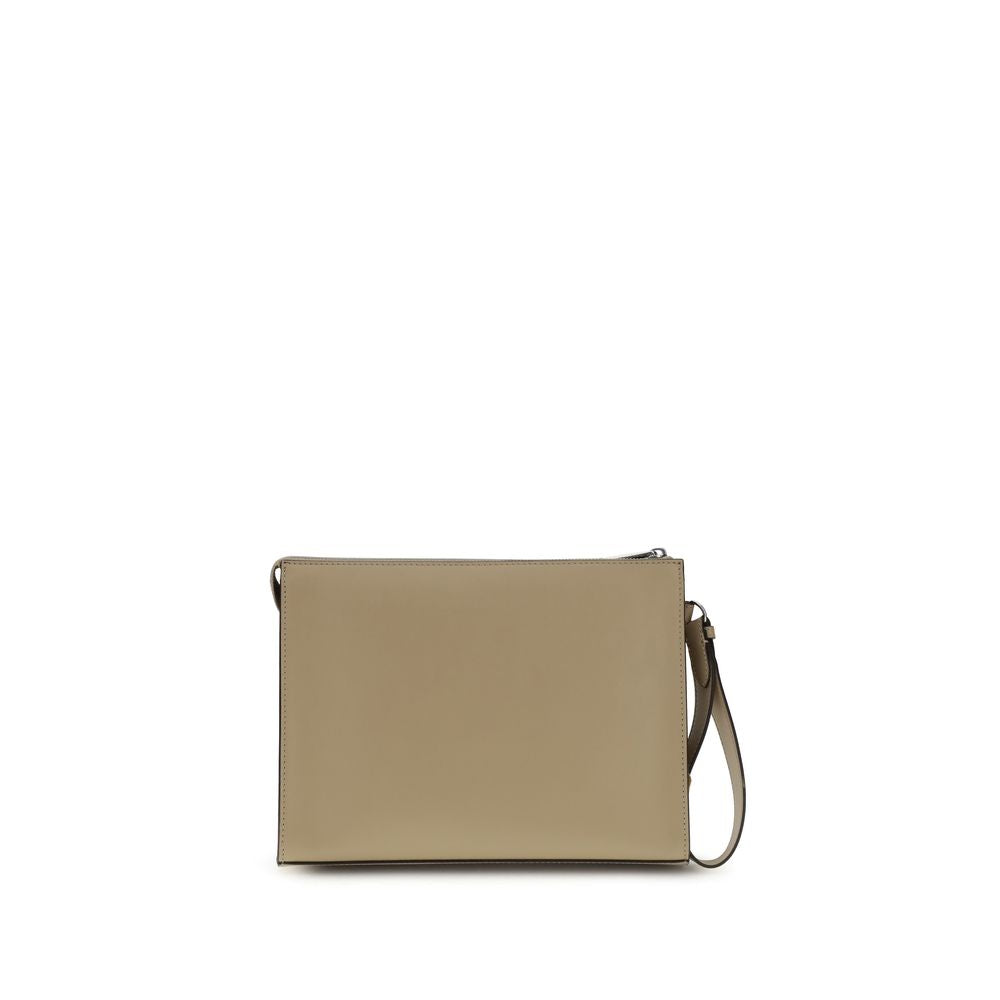 Fendi Leather and FF canvas Clutch FE7VA491AV83F19VEBB