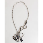 Dolce & Gabbana Silver DG Logo Key Holder Keychain Bag Charm Keyring SMY11021