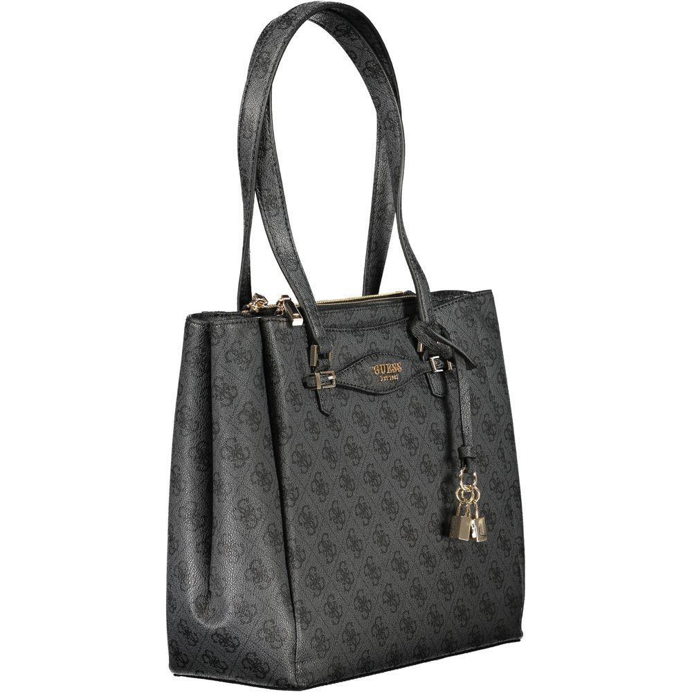 Guess Jeans Black Polyethylene Women Handbag GU-39581