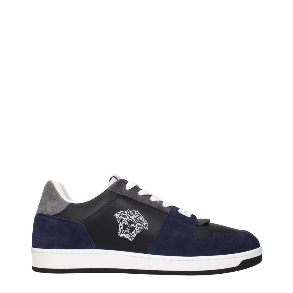 Versace Blue Leather Sneakers VE-15265229930761-EU46/US13