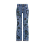 Etro Flower and bee print flare Jeans ET-WRNB0029AKC92S9880S9880-26