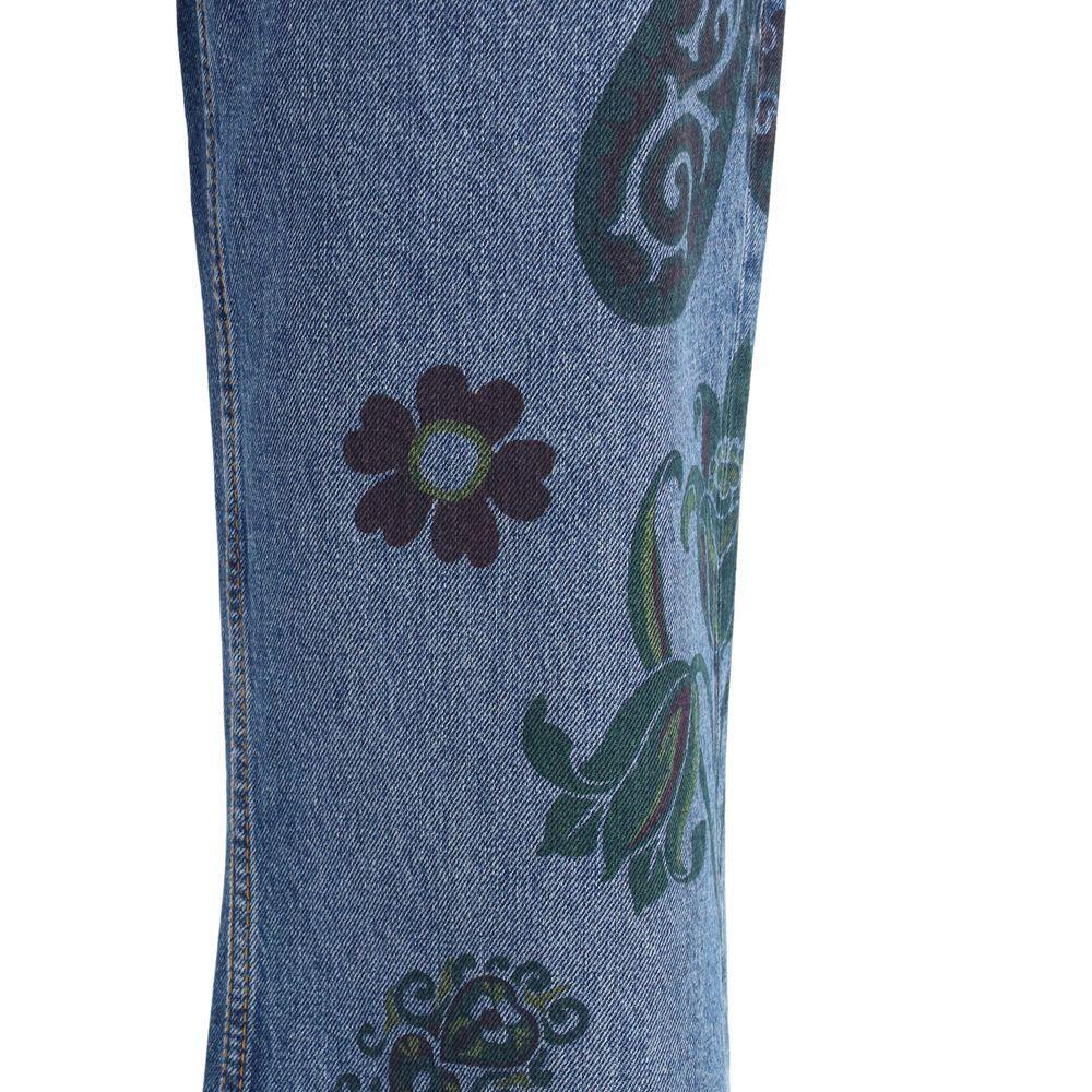 Etro Flower and bee print flare Jeans ET-WRNB0029AKC92S9880S9880-26