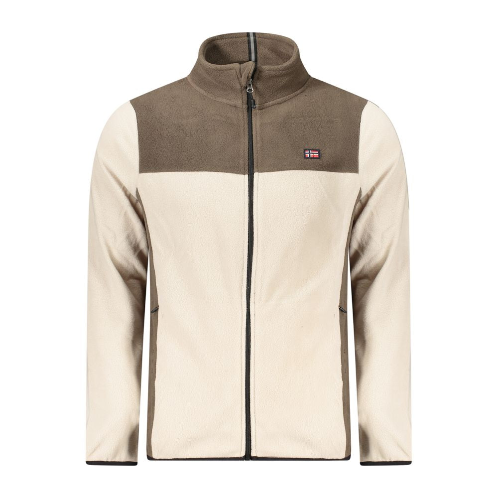 Norway 1963 Beige Polyester Men Sweater NO-39661-L