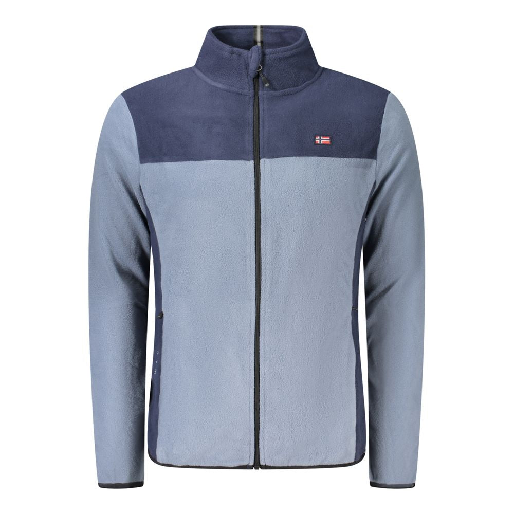 Norway 1963 Blue Polyester Men Sweater NO-39702-M