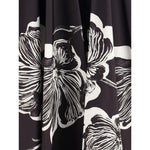 Sara Roka Midi Skirt with floral print