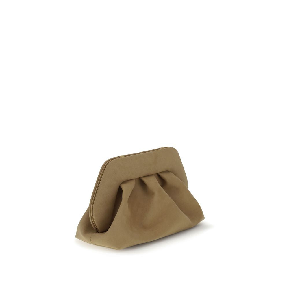 THEMOIRè Bios suede Clutch Bag THTMFW25TSUE124BISCUITBB