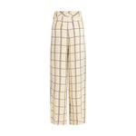 Crida Milano Travel twill Pants CR-TRAVELPANTOFFWHITEBO-0/XS