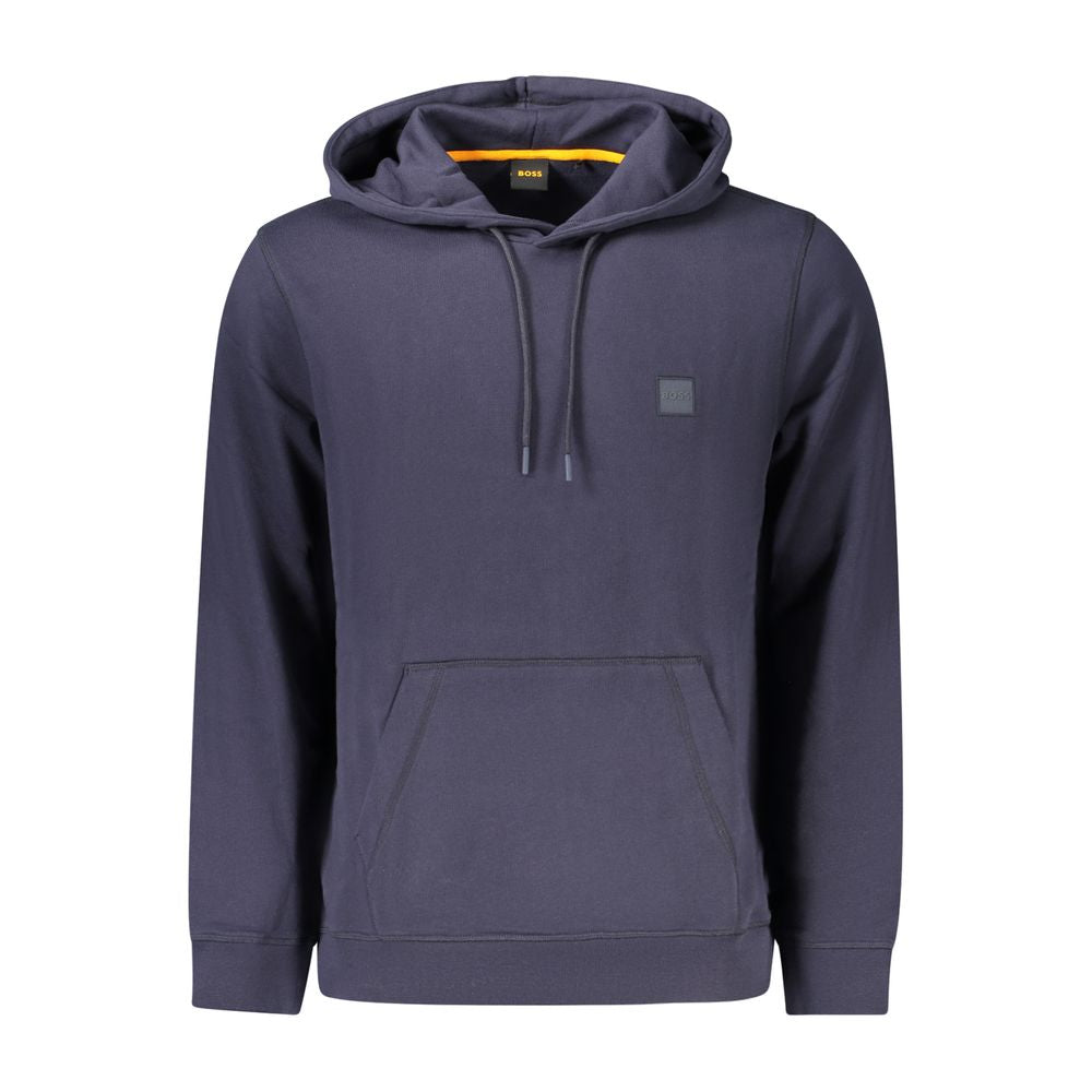 Hugo Boss Blue Cotton Men Sweater BO-39726-S