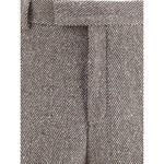 Ferragamo Wide chevron Pants
