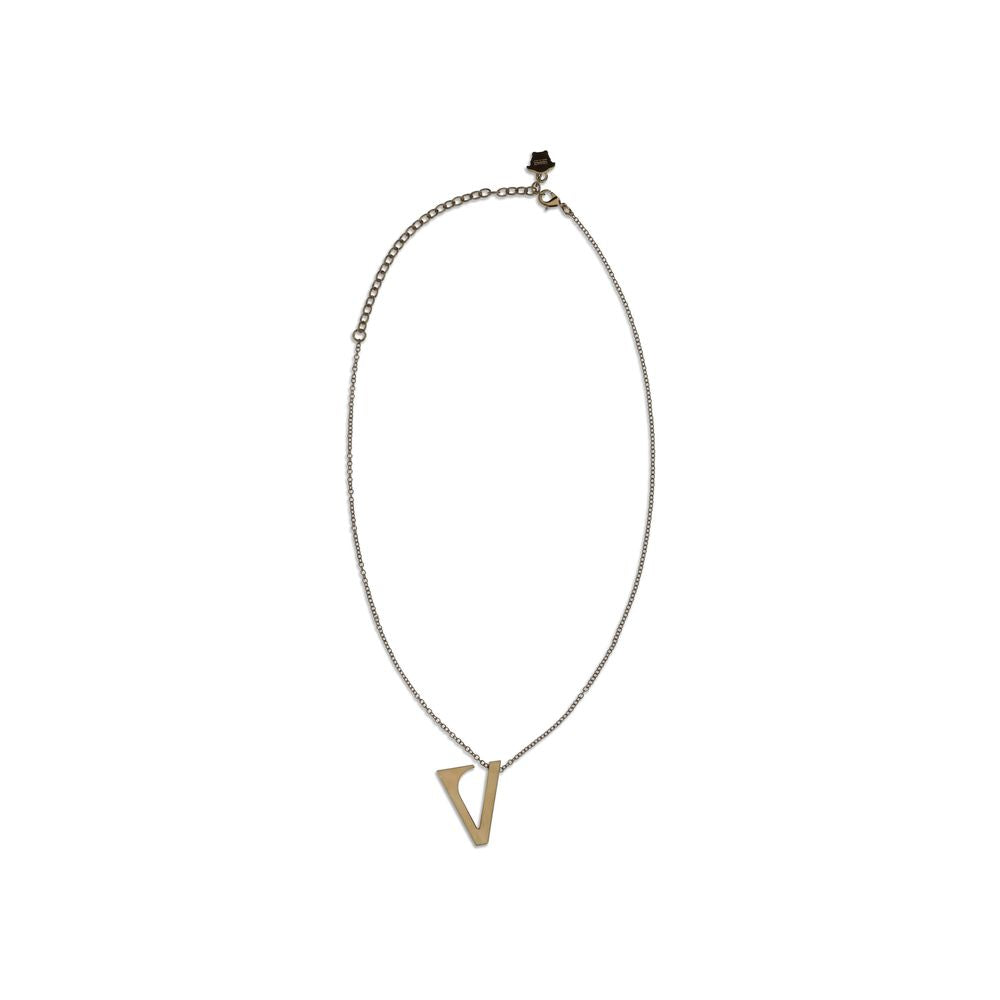Versace V chain Necklace VE-10217451A006203J000-ONE SIZE