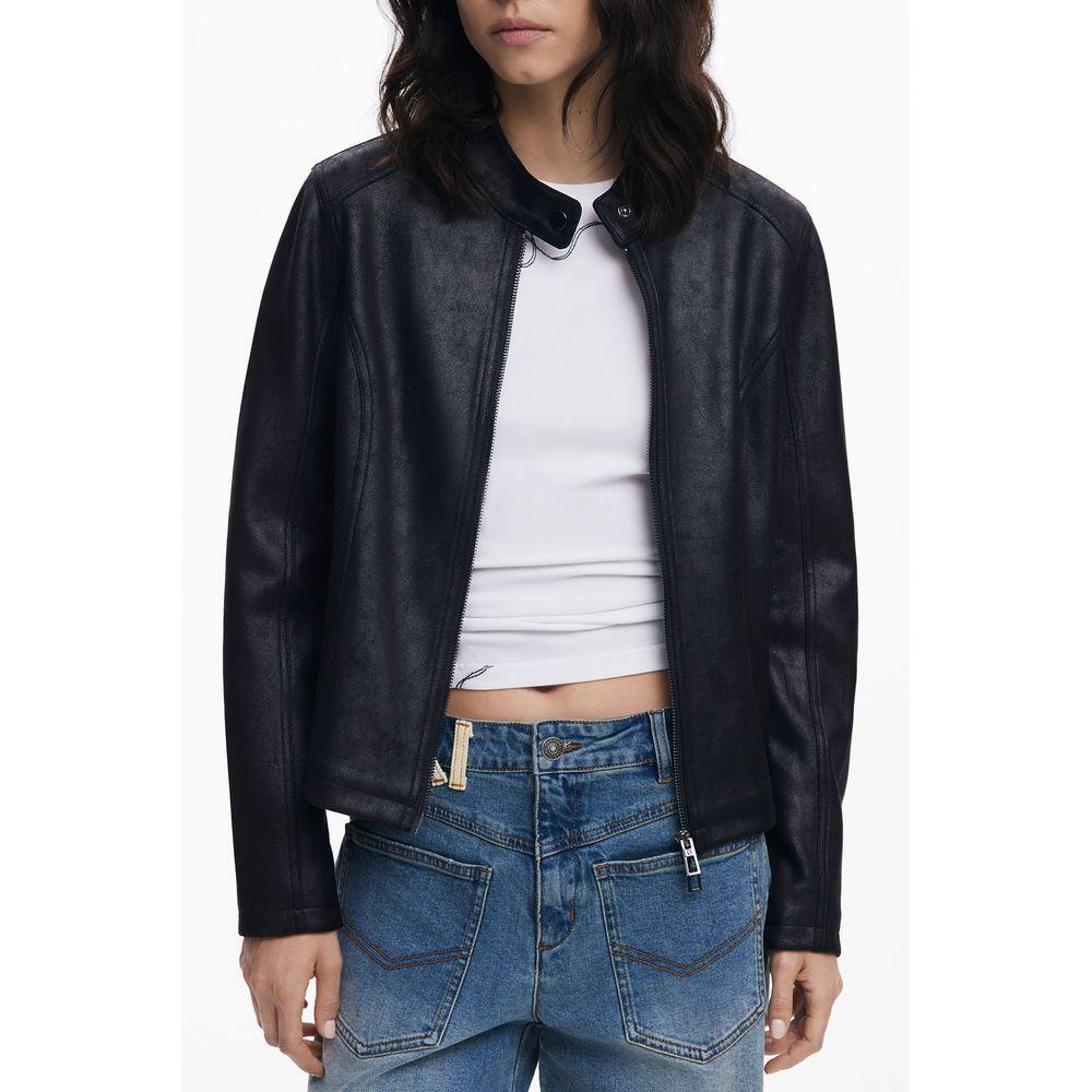 Desigual Black Polyester Women Jacket DE-39749-XS