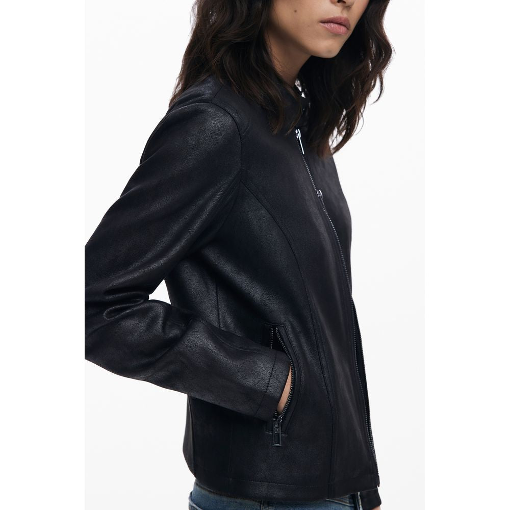Desigual Black Polyester Women Jacket DE-39749-XS