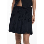 Desigual Black Polyester Women Skirt DE-39752-XS