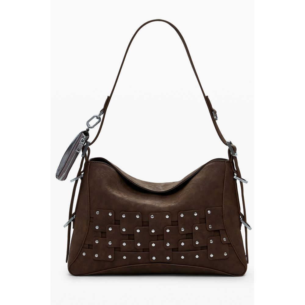 Desigual Brown Polyethylene Women Handbag DE-39797