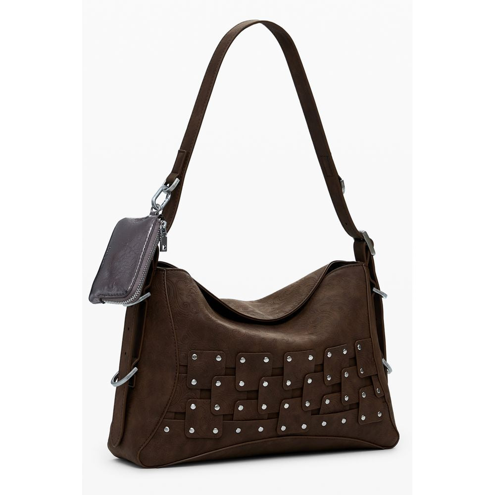 Desigual Brown Polyethylene Women Handbag DE-39797