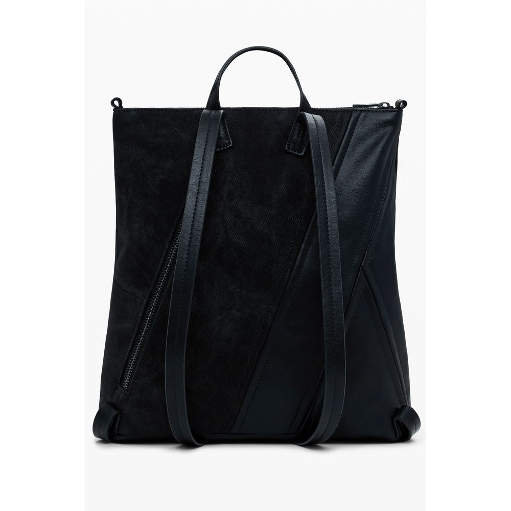 Desigual Black Polyethylene Women Backpack DE-39801
