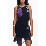 Desigual Black Polyester Women Dress DE-39768-XS