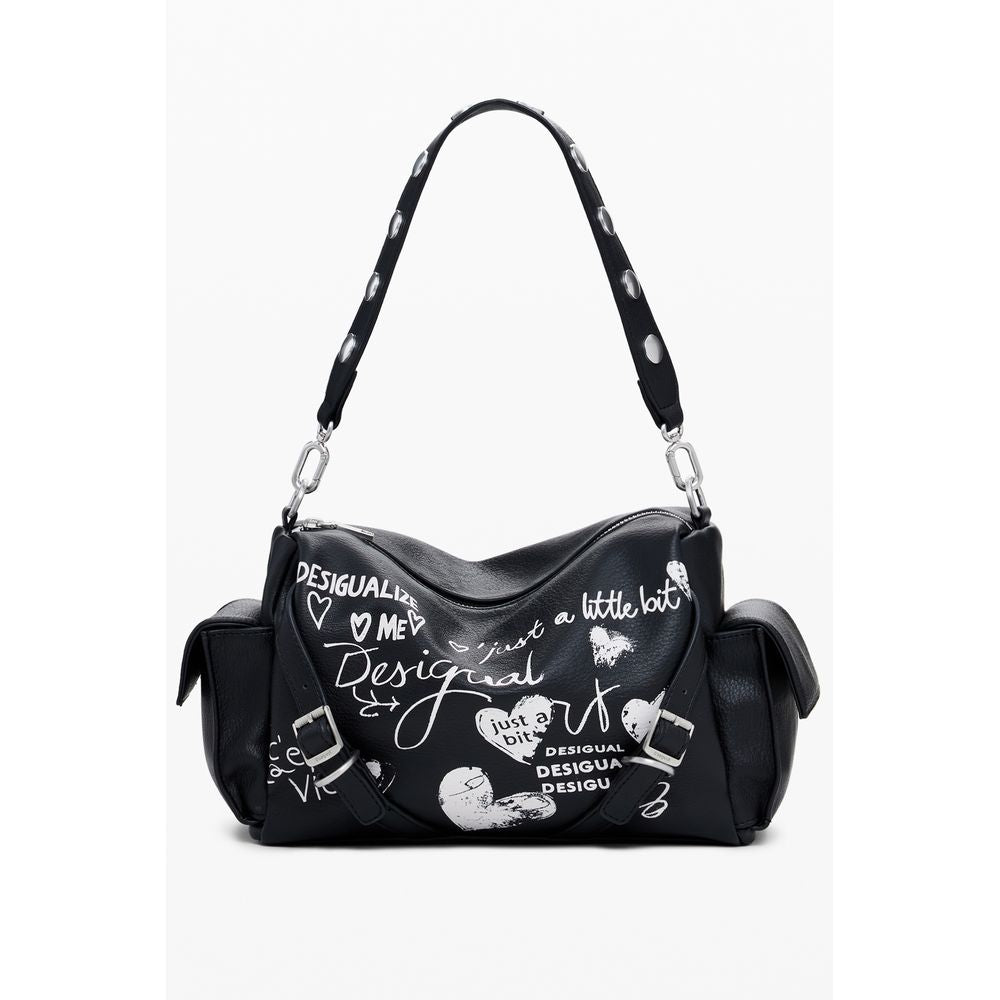 Desigual Black Polyethylene Women Handbag DE-39845