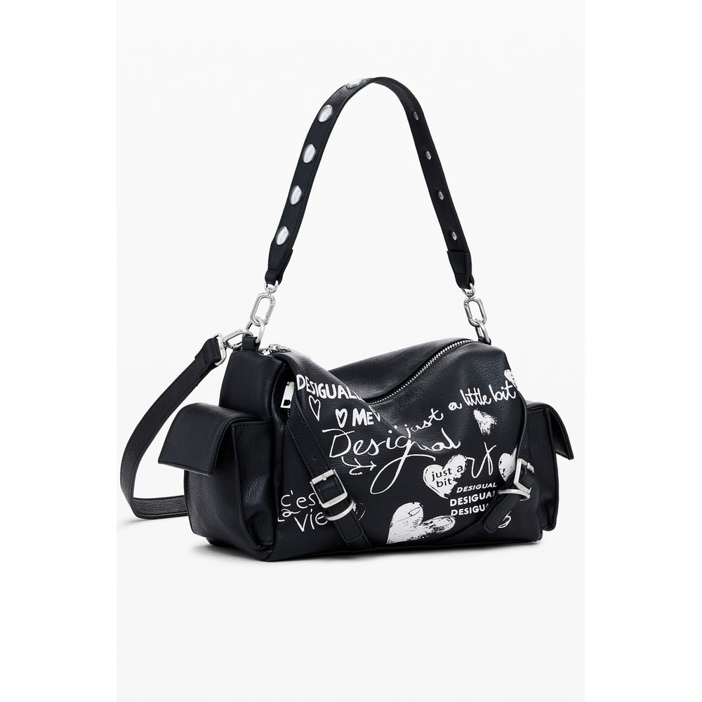 Desigual Black Polyethylene Women Handbag DE-39845