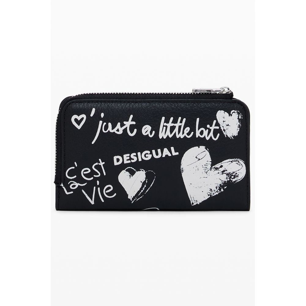 Desigual Black Polyethylene Women Wallet DE-39851