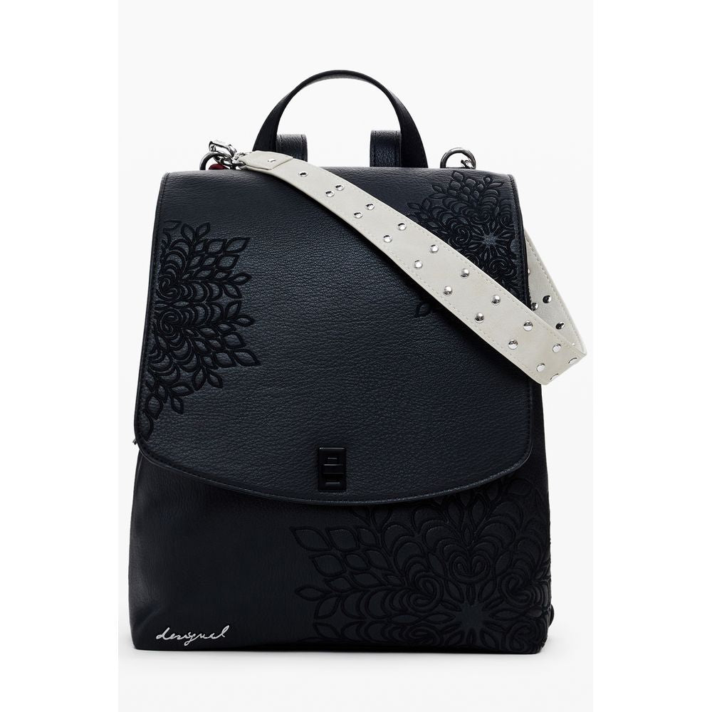 Desigual Black Polyethylene Women Backpack DE-39853