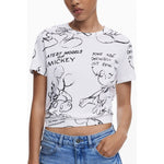 Desigual White Cotton Women T-Shirt DE-39785-XL