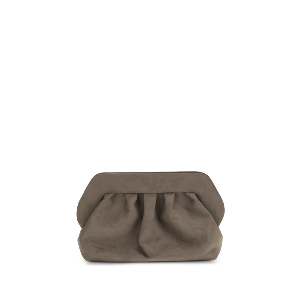THEMOIRè Bios suede Clutch Bag THTMFW25BSUE58MUDBB
