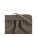 THEMOIRè Bios suede Clutch Bag THTMFW25BSUE58MUDBB
