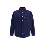Gucci Denim and flanel Reversible Shirt GU-835282XDDB64447-IT48 | M