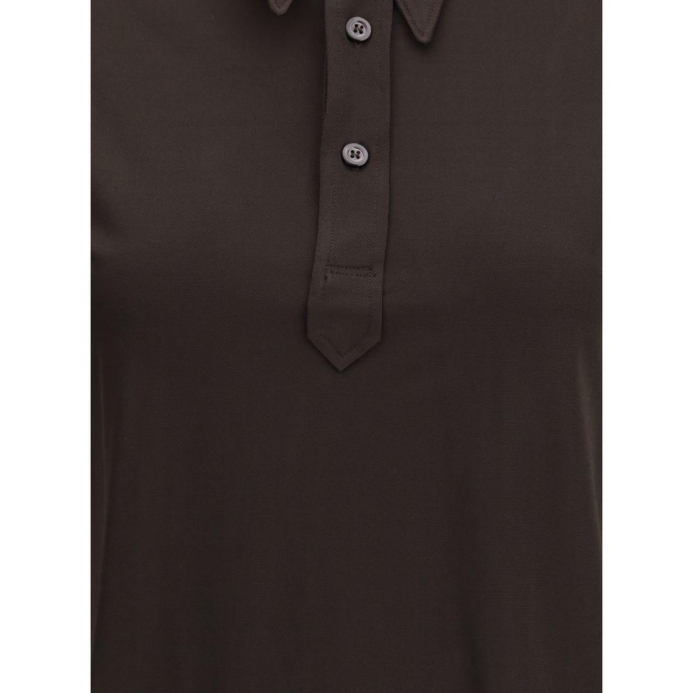 Margiela Semi-sheer polo Shirt