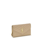 Saint Laurent Wallet with shoulder strap SA742920AAA442357BB