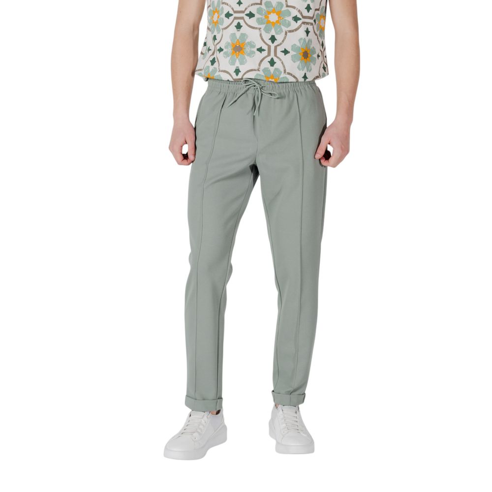 Antony Morato Green Polyester Joggers (Workout Pants)