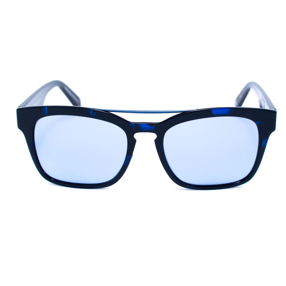 Italia Independent Bicolor Acetate Sunglasses in black and blue with a lens size of 54mm. Fashionable and stylish eyewear.