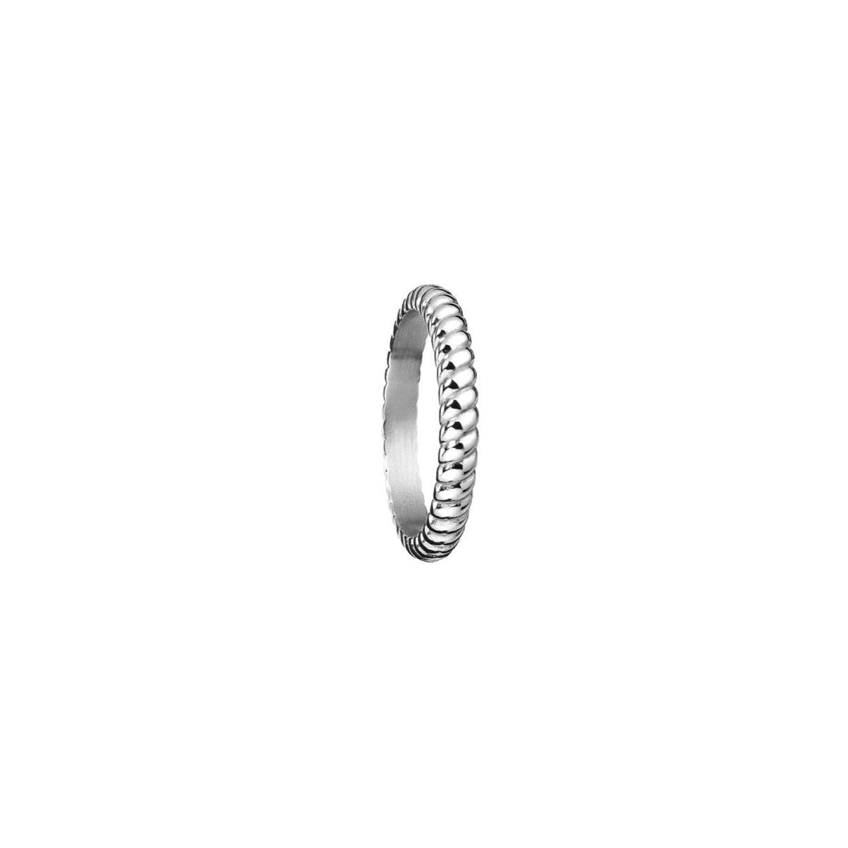 AN JEWELS JEWELRY Mod. AR.R1NS03S-8 silver textured ring