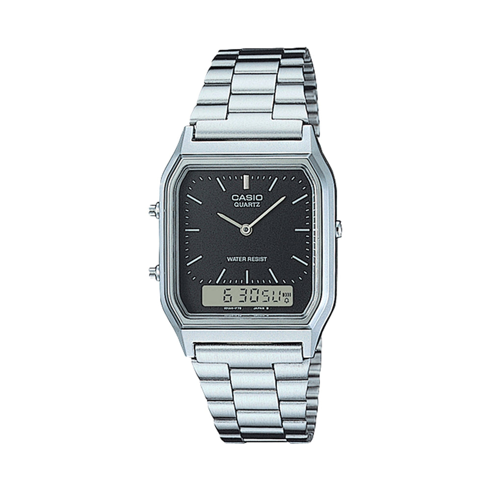 CASIO VINTAGE Mod. EDGY COLLECTION SUNRAY DIAL - BLACK AQ-230A-1DMQYES