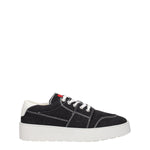 Ami Paris Black Fabric Low Tops AM-8547335241993-EU40/US7