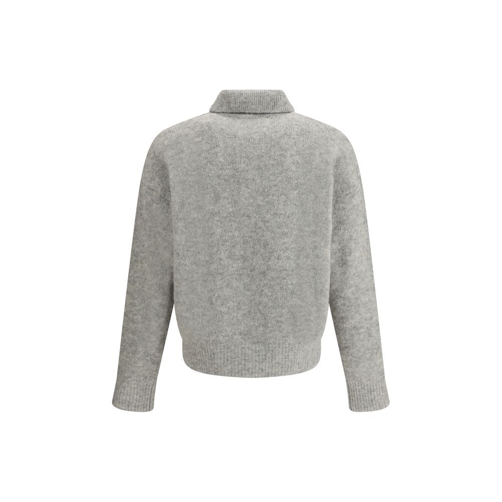 Ami Paris Wool Polo Sweater AM-HPL405KN0021050-S